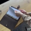 Leder Ordnerhülle für 3-Ring und 6-Ring A5 A4 Ringbuch