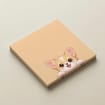 Haftnotizen Hund Motiv 76x76 mm Sticky Notes Notizzettel 25 Blatt