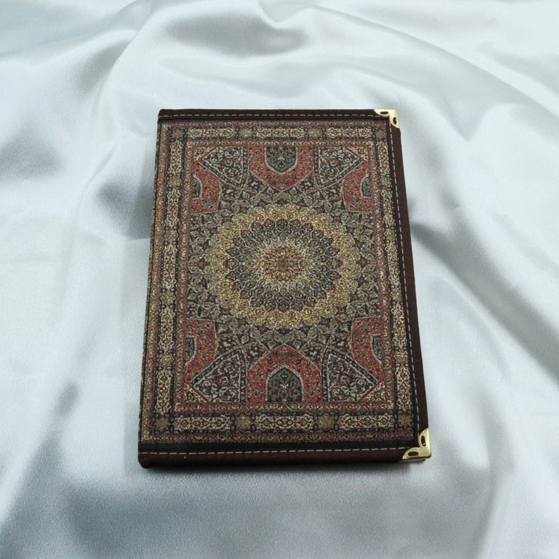 Handgefertigtes Notizbuch , Aztekisches Boho-Design, 14 x 20 cm, 100 linierte Seiten