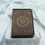 Handgefertigtes Notizbuch , Aztekisches Boho-Design, 14 x 20 cm, 100 linierte Seiten