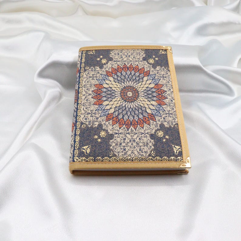 Handgefertigtes Notizbuch , Aztekisches Boho-Design, 14 x 20 cm, 100 linierte Seiten