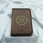 Handgefertigtes Notizbuch , Aztekisches Boho-Design, 14 x 20 cm, 100 linierte Seiten