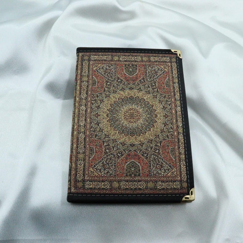 Handgefertigtes Notizbuch , Aztekisches Boho-Design, 14 x 20 cm, 100 linierte Seiten