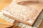 Handgefertigtes Vintage Stoff Notizbuch A6, 500 Seiten, Leer, Koptische Bindung, Mit Lederbändchen