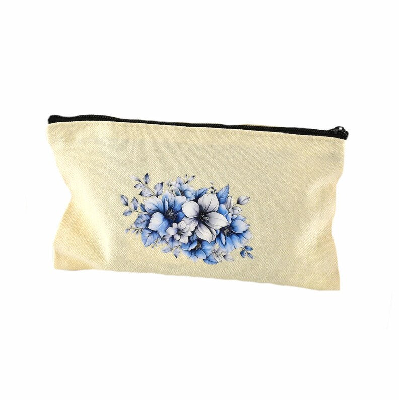 Multifunktionales Utensilo Mäppchen mit Schmetterling Motiv, Reißverschluss, 20 x 12 cm, für Stifte und Kosmetik