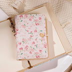 A6 A5 Retro Notizblock aus Stoff mit Blumenmuster, handgemachtes Hardcover Notizbuch mit austauschbaren Loseblattseiten