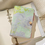Handgemachter Notizblock A6 A5 mit Stoff-Hardcover, austauschbaren Loseblattseiten, Journal