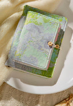 Handgemachter Notizblock A6 A5 mit Stoff-Hardcover, austauschbaren Loseblattseiten, Journal
