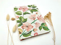 Handgebundenes Notizbuch Skizzenbuch Hardcover Blumendesign Buntes Papier