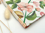 Handgebundenes Notizbuch Skizzenbuch Hardcover Blumendesign Buntes Papier
