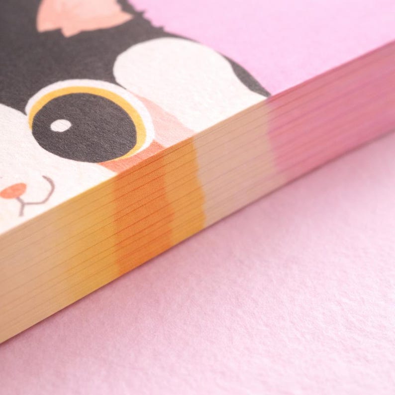 Katzen Sticky Notes Set – 7,62 x 7,62 cm Haftnotizen für Planer, Büro und Journaling