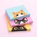 Katzen Sticky Notes Set – 7,62 x 7,62 cm Haftnotizen für Planer, Büro und Journaling