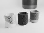 Japandi Stiftehalter 3D-Druck, Minimalistischer Schreibtisch-Organizer, Pen Holder, Büro Deko, 9,1 x 9,1 x 10 cm