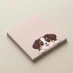 Haftnotizen Hund Motiv 76x76 mm Sticky Notes Notizzettel 25 Blatt