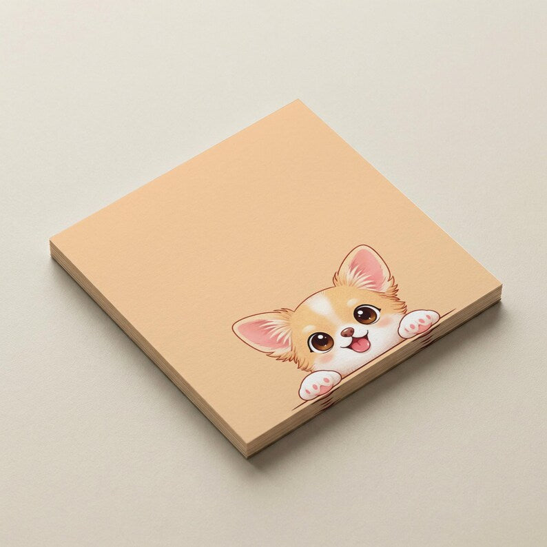 Haftnotizen Hund Motiv 76x76 mm Sticky Notes Notizzettel 25 Blatt