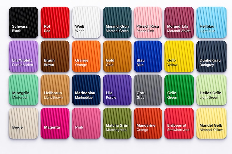 Stiftehalter für Schreibtisch, 2-Farb Design, 28 Farben, PLA, 65 mm, Büro-Organizer