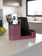 Schreibtisch Organizer mit Smartphone-Halter, Stiftehalter, Büro Aufbewahrung, 3D-Druck