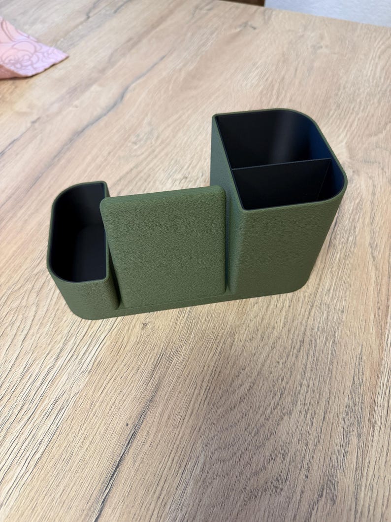 Schreibtisch Organizer mit Smartphone-Halter, Stiftehalter, Büro Aufbewahrung, 3D-Druck