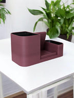 Schreibtisch Organizer mit Smartphone-Halter, Stiftehalter, Büro Aufbewahrung, 3D-Druck