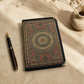 Handgefertigtes Notizbuch , Aztekisches Boho-Design, 14 x 20 cm, 100 linierte Seiten